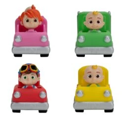 JAZWARES CoComelon Mini Fahrzeuge Zum Sammeln Ca. 9cm - Gelber Schulbus -Nici || Wild Republic || Depesche Verkäufe CMW0010 CMW Little Vehicles School Bus Group OP 1 kk