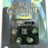 Call Of Cthulhu Würfelset Rollenspielwürfel Schwarz & Glow In The Dark (7 Stück)