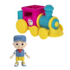 JAZWARES CoComelon Spielset Eisenbahn Mitsing-Zug Mit Sound Und 1 Figur Ca. 7cm CMW0144 -Nici || Wild Republic || Depesche Verkäufe CoComelon Musical Train CMW0144 Compsite OP lpr