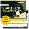 Stadt Land Vollpfosten Do It Yourself DinA4 Format Mit 200 Kategorien Reisespiel