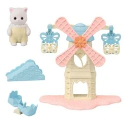 EPOCH Sylvanian Families 5526 Baby Windmühle Park Mit Baby Perserkatze Spielset -Nici || Wild Republic || Depesche Verkäufe EPOCH Sylvanian Families 5526 Baby Windm hle mit Figur