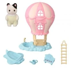 EPOCH Sylvanian Families 5527 Baby Ballon Spielhaus & Baby Tuxedokatze Spielset -Nici || Wild Republic || Depesche Verkäufe EPOCH Sylvanian Families 5527 Baby Ballon Spielhaus mit Figur