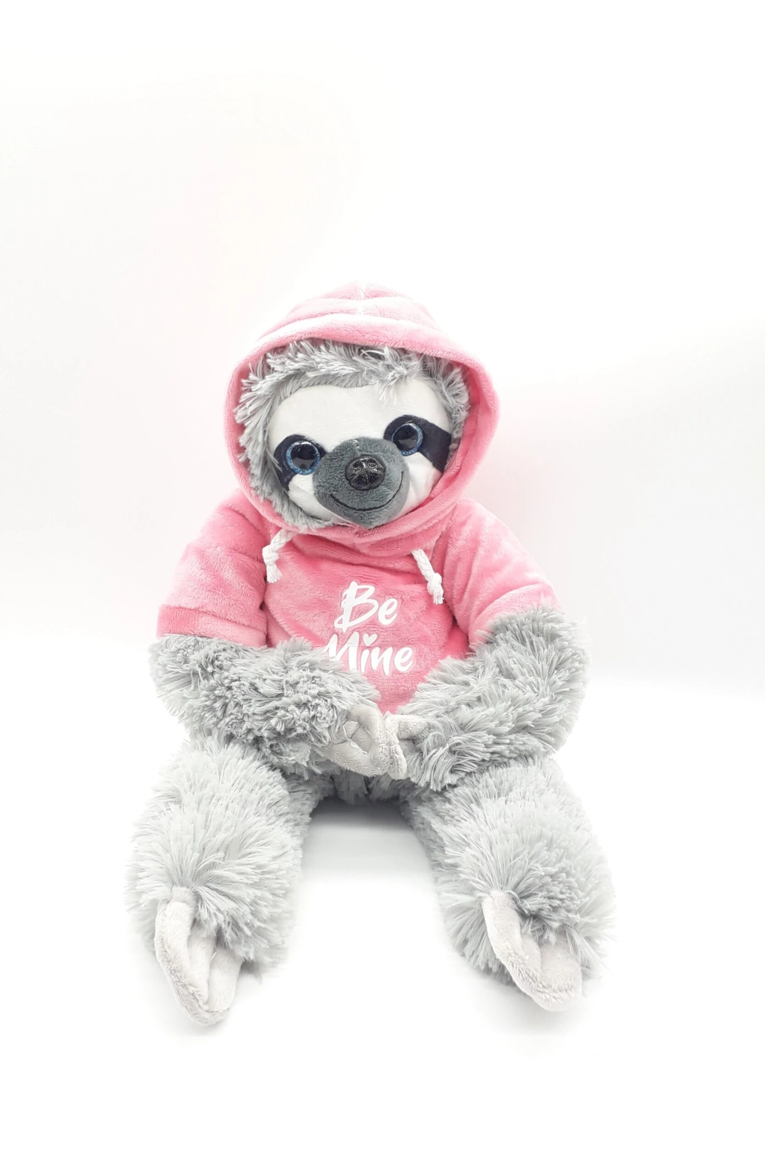 Faultier Sloth Mit Rosa Hoodie "Be Mine" Plüsch Kuscheltier Liebe 30cm 3 Faultier Sloth Mit Rosa Hoodie "Be Mine" Plüsch Kuscheltier Liebe 30cm