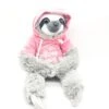 Faultier Sloth Mit Rosa Hoodie "I Love You" Plüsch Kuscheltier Liebe 30cm