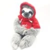 Faultier Sloth Mit Rotem Hoodie Love Plüsch Kuscheltier Liebe 30cm