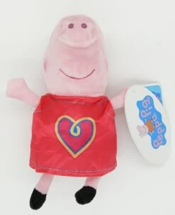 Play By Play Peppa Pig Peppa Wutz Plüsch Kuscheltier Ca 20cm - Herz-Kleid