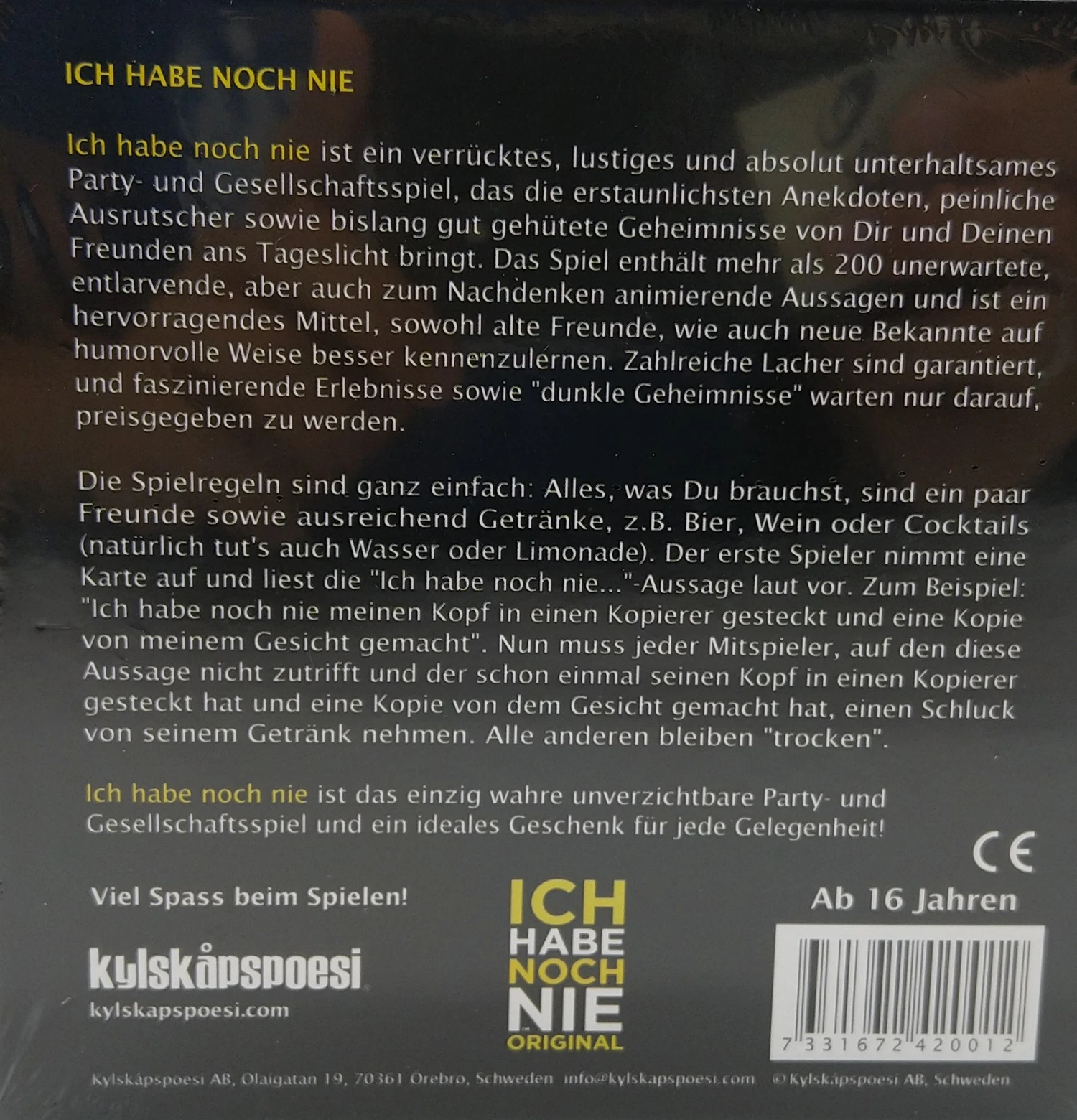 Ich Habe Noch Nie - Party Kartenspiel Von Peinlich Bis Lustig 4 Ich Habe Noch Nie - Party Kartenspiel Von Peinlich Bis Lustig – Bild 2