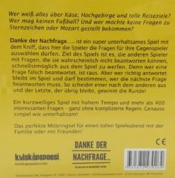Danke Der Nachfrage - Das Fragespiel Mit Dem Knockout-Faktor 5 Danke Der Nachfrage - Das Fragespiel Mit Dem Knockout-Faktor -Nici || Wild Republic || Depesche Verkäufe IMG 20200711 114057