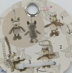 Nici 91066 Schlüsselanhänger Woody Wulf Wolf Flaschenhalter 12cm Taiwan Limited -Nici || Wild Republic || Depesche Verkäufe IMG 20230128 110912