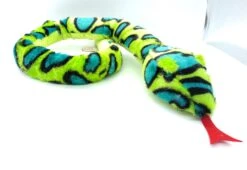 Schlange Aus Plüsch 12cm Dick 100cm Lang Kuscheltier - Snake Grün (2243)