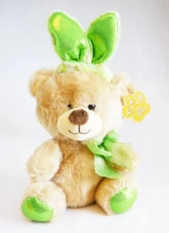 Landahl & Baumann 3215 Bär Mit Hasenohren Ca 20cm Plüsch - Grün