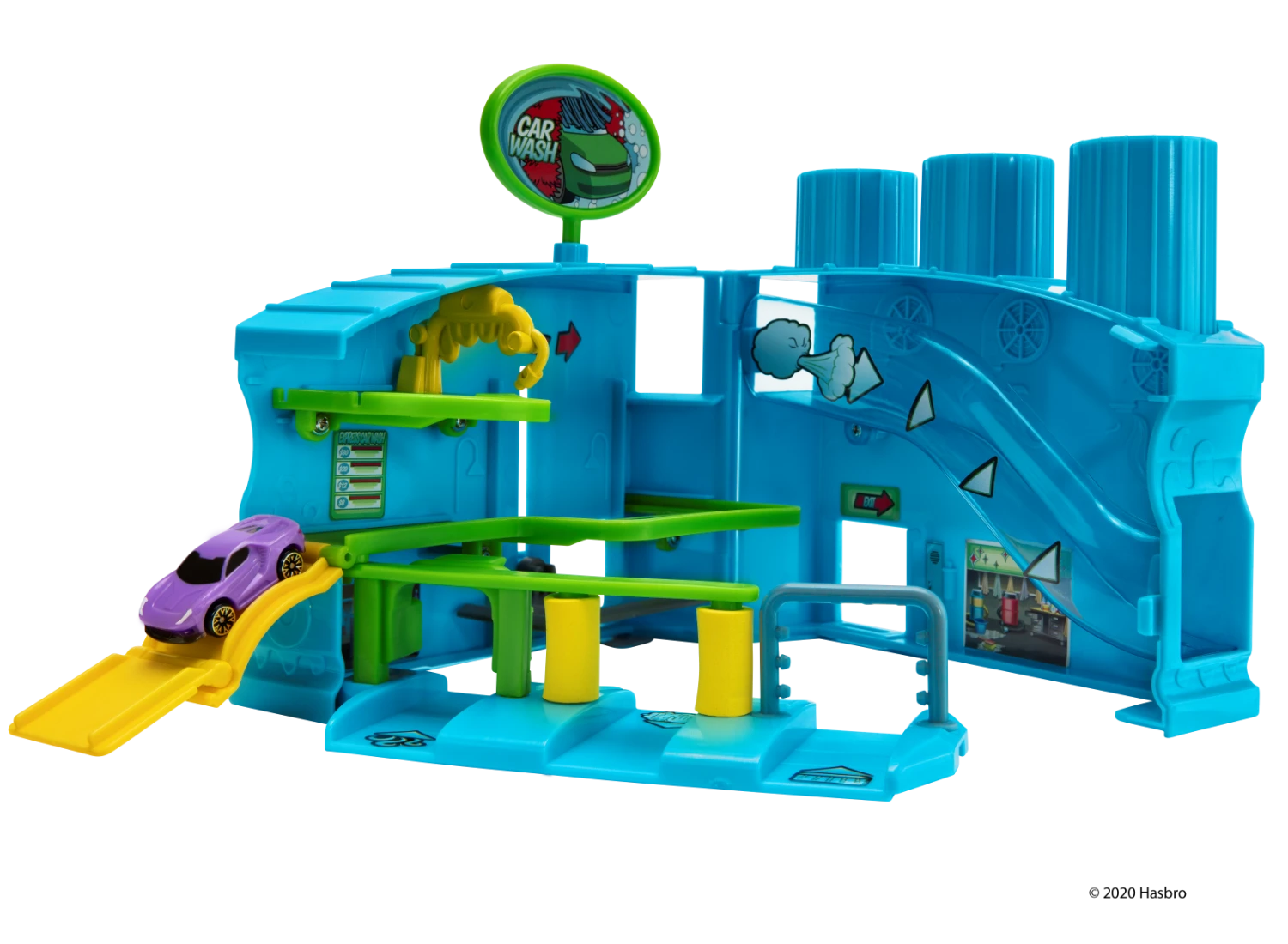 JAZWARES MicroMachines Spielset Serie 1 Inkl. Exklusives Fahrzeug - Waschstrasse 4 JAZWARES MicroMachines Spielset Serie 1 Inkl. Exklusives Fahrzeug - Waschstrasse – Bild 2