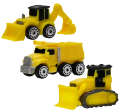 JAZWARES MicroMachines Starter-Pack Serie 1 #02 Baustelle (Bagger / Kipper / Bulldozer) -Nici || Wild Republic || Depesche Verkäufe MMW005 Construction OP 03 web kk