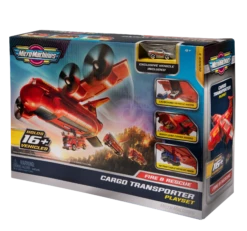 JAZWARES MicroMachines Cargo Frachtflugzeug Feuerwehr Spielset Inkl. Fahrzeug MMW0080 9 JAZWARES MicroMachines Cargo Frachtflugzeug Feuerwehr Spielset Inkl. Fahrzeug MMW0080 -Nici || Wild Republic || Depesche Verkäufe Micro Machines Cargo Transporter MMW0080 IP 02 kk