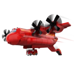 JAZWARES MicroMachines Cargo Frachtflugzeug Feuerwehr Spielset Inkl. Fahrzeug MMW0080 11 JAZWARES MicroMachines Cargo Frachtflugzeug Feuerwehr Spielset Inkl. Fahrzeug MMW0080 -Nici || Wild Republic || Depesche Verkäufe Micro Machines Cargo Transporter MMW0080 OP 04 kk