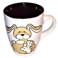 Nici 22036 Tasse Hase Puschel Beige Porzellan Spring Frühling Rabbit 11cm Ø8,5cm -Nici || Wild Republic || Depesche Verkäufe N22036 bearbeitet