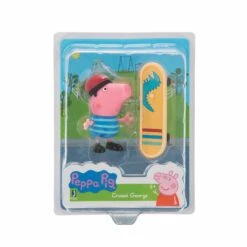 JAZWARES Peppa Pig Spielset Schorsch Auf Großer Fahrt Spielfigur Mit Zubehör PEP0544 -Nici || Wild Republic || Depesche Verkäufe PEP0544 PEP Cruisin George IP 1 kk