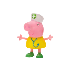 JAZWARES Peppa Pig Tierklinik Mit Peppa Figur, Drehtisch Und Mehr PEP0644 -Nici || Wild Republic || Depesche Verkäufe PEP0644 Little Vet Clinic OP Peppa klein