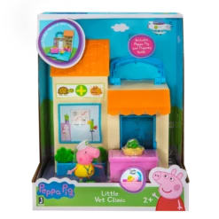 JAZWARES Peppa Pig Tierklinik Mit Peppa Figur, Drehtisch Und Mehr PEP0644 -Nici || Wild Republic || Depesche Verkäufe PEP0644 PEP LittleVetClinic IP klein