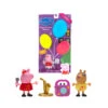 JAZWARES Peppa Pig Überraschungsballons - 1 Spielfigur Und 3 Ballons Serie 1 - Musik -Nici || Wild Republic || Depesche Verkäufe PEP0687 PEP Surprise Balloons Group