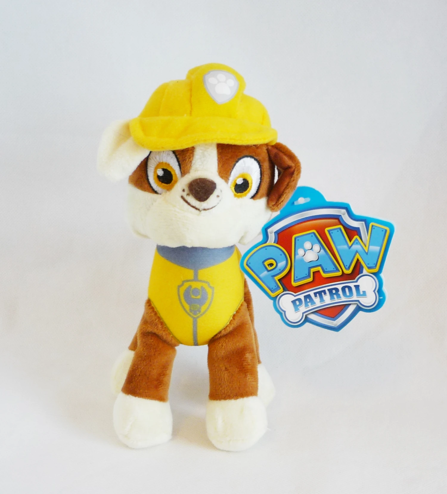 SPIN MASTER Paw Patrol Hund Plüsch Kuscheltier Ca. 18-20cm - Rubble (gelb) 4 SPIN MASTER Paw Patrol Hund Plüsch Kuscheltier Ca. 18-20cm - Rubble (gelb) – Bild 2
