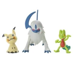 Jazwares PKW2679 Pokemon Battle Figuren 3er Set - Geckarbor+Mimigma+Absol -Nici || Wild Republic || Depesche Verkäufe Pokemon Battle Fig Set PKW2679 Treecko Mimikyu Sir 1 kk