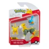 Jazwares PKW2676 Pokemon Battle Figuren 3er Set - Pikachu + Hydropi + Bellektro