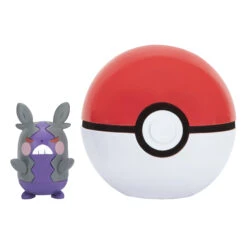 Jazwares PKW0158 Pokemon Figur + Pokeball Clip'n'Go - Morpeko Kohldampfmuster -Nici || Wild Republic || Depesche Verkäufe Pokemon Clip N Go Morpeko Poke Ball PKW0158 OP 02
