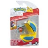 Jazwares PKW0160 Pokemon Figur + Flottball Clip'n'Go - Kaumalat -Nici || Wild Republic || Depesche Verkäufe Pokemon Clip N Go Battle Ready PKW0160 Front IP