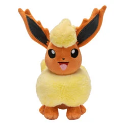 Jazwares PKW2295 Pokemon Plüsch Kuscheltier Ca 20cm - Flamara -Nici || Wild Republic || Depesche Verkäufe Pokemon PKW 8 Inch Plush Flareon NC PKW2295 OP 01 web