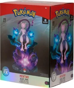 Jazwares PKW0082 Pokémon Select Light FX Collector Deluxe Statue - Mewtwo -Nici || Wild Republic || Depesche Verkäufe Pokemon PKW0082 Deluxe Collector Figure Mewtwo PKG kk