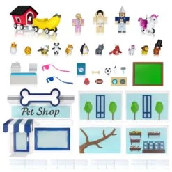 JAZWARES Roblox Mix & Match - Pet Shop Tierhandlung Mit 40 Teilen ROG0177 -Nici || Wild Republic || Depesche Verkäufe ROG0177 ROG Adopt Me Pet Store Composite 01 OP 1 kk