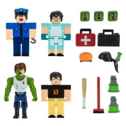 JAZWARES Roblox Mix & Match 4 Figuren Mit Zubehör - Field Trip Z: Principal Boss ROB0494 -Nici || Wild Republic || Depesche Verkäufe Roblox Field Trip Z Principal Boss Group 01 ROB0494 NS OP 1 kk