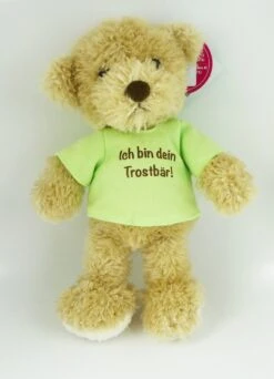 Schaffer 2180 Teddy Luca Mit T-Shirt "Ich Bin Dein Trostbär!" Ca 18cm Plüsch -Nici || Wild Republic || Depesche Verkäufe Schaffer 2180 Teddy Luca mit Shirt 2