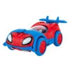 JAZWARES Spider-Man Spidey Amazing Friends 2-in-1 Fahrzeug Mit Flugzeug SNF0080 -Nici || Wild Republic || Depesche Verkäufe Spidey and Friends Spidey Flip and Jet Vehicle SNF0080 3 Qrt Left Fig 01 OP