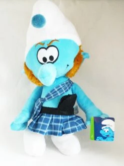 The Smurfs Die Schlümpfe Plüsch Kuscheltier Ca 38cm - McTapfer Mit Kilt Schottenschlumpf