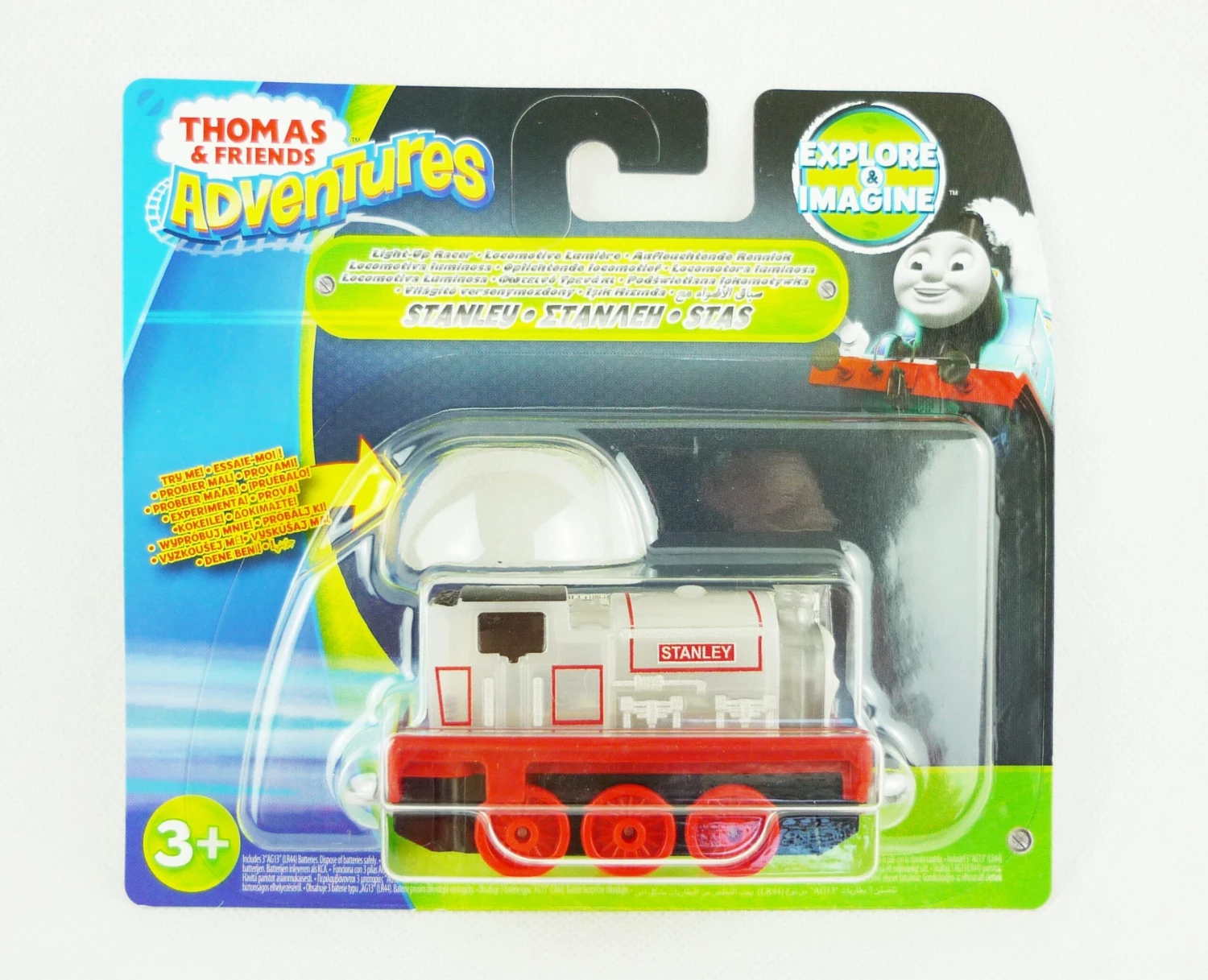 Fisher Price Thomas & Friends Adventures Eisenbahn Rennlok + Licht Stanley DXV20 3 Fisher Price Thomas & Friends Adventures Eisenbahn Rennlok + Licht Stanley DXV20