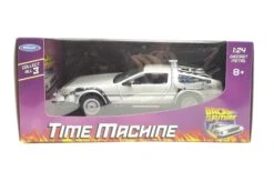Welly De Lorean Back To The Future Teil 1 Diecast Metall Time Machine 1:24