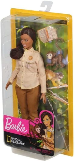 MATTEL Barbie National Geographic Puppe Wildtierschützerin Mit Äffchen GDM48 -Nici || Wild Republic || Depesche Verkäufe barbie national geographic puppe umweltschutzerin 2