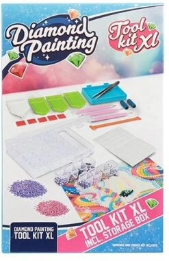 Diamond Painting Tool Kit XL Inkl Aufbewahrungsbox Für Stifte 46691A -Nici || Wild Republic || Depesche Verkäufe diamond painting painting kit xl mit aufbewahrungsbox fuer stifte 13x20cm 2