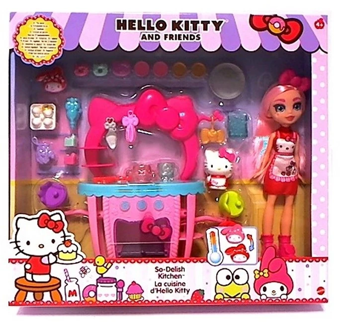 MATTEL Hello Kitty Süßer Küchenspaß Spielhaus Mit Mehr Als 20 Teilen GWX05 4 MATTEL Hello Kitty Süßer Küchenspaß Spielhaus Mit Mehr Als 20 Teilen GWX05 – Bild 2