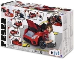 FEBER My Real Car 6 In 1 Interaktives Batterie-Elektroauto Für Kinder 2+ Jahre