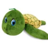 Schildkröte Grün Mit Aufgestickten Augen 55cm Plüsch Kuscheltier (2765)