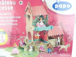 Papo 80509 Prinzessinnenschloss Inkl. 3 Figuren Spielset 53x37x40cm -Nici || Wild Republic || Depesche Verkäufe papo Schloss Prinzessinnenschloss mit drei Figuren Einhorn Kaetzchen Balkon Spielset Isiplay princess castle 1