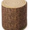 Käthe Kruse Sitzsack Pouf Baumstamm Holzoptik Ca 30x30cm Plüsch Deko (55124)