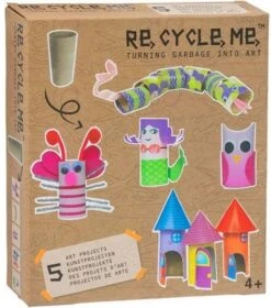 Re Cycle Me - Klorollen Werden Zum Kunstwerk - Mit 5 Kunstprojekten