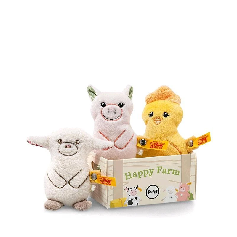 Steiff 240973 Happy Farm Mini Band Geschenkset Plüschtiere Ca 10cm 3 Steiff 240973 Happy Farm Mini Band Geschenkset Plüschtiere Ca 10cm