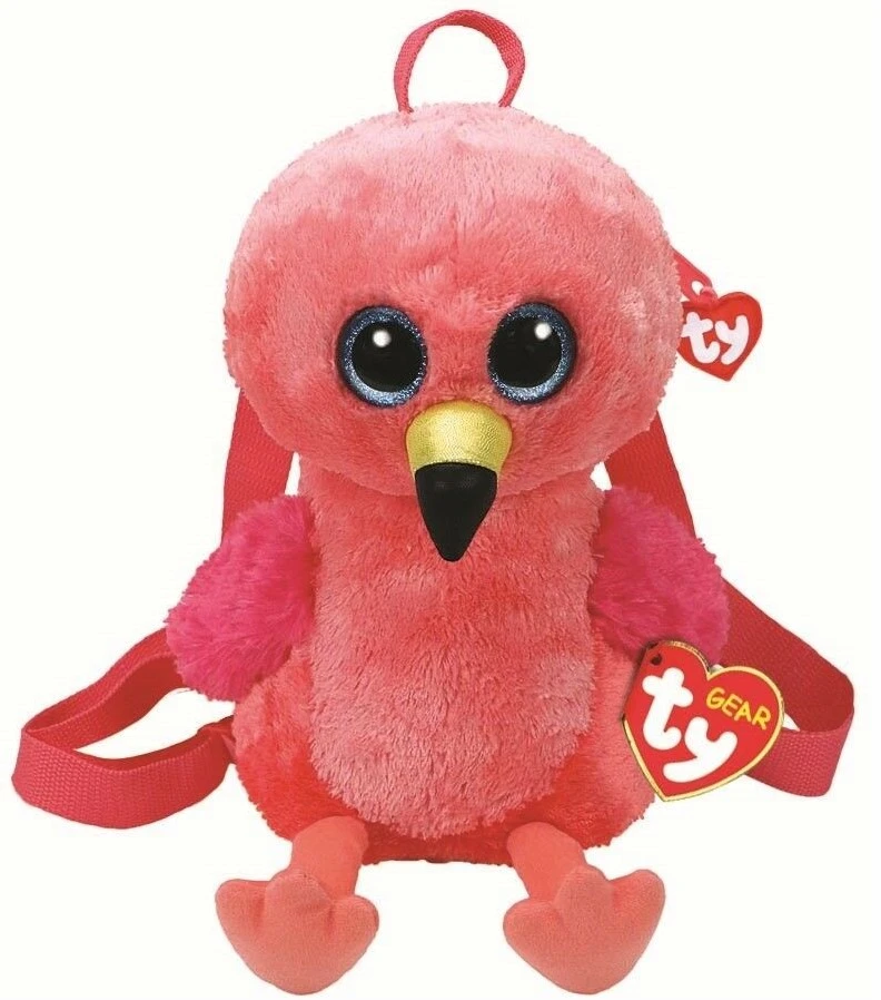 TY Gear Plüsch Rucksack Flamingo Gilda Ca 34cm Kindergartenrucksack 3 TY Gear Plüsch Rucksack Flamingo Gilda Ca 34cm Kindergartenrucksack