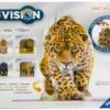 Ravensburger Wild Cats 3D SteckPuzzle 4S Vision Panther Löwe Tiger Gepard