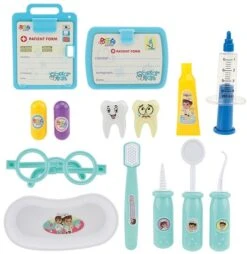 Toi Toys Zahnarzt Spielset Mit Spritze + Bohrer Und Insgesamt 14 Teilen -Nici || Wild Republic || Depesche Verkäufe zahnarztset mit spritze plus bohrer und anderem zubehoer 29x34cm 2